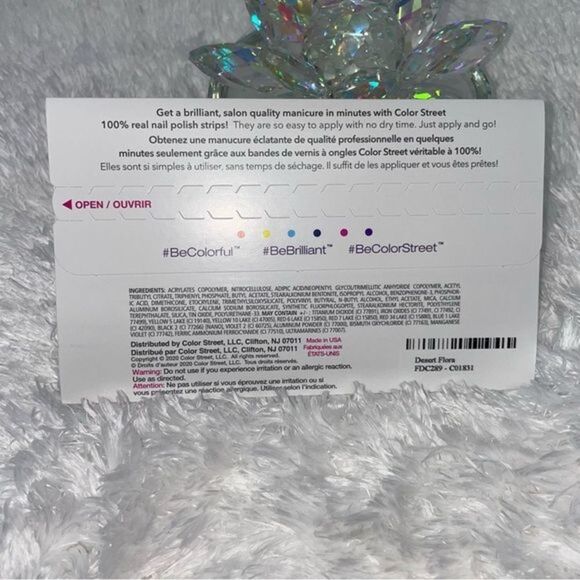 Color Street | Desert Flora, flowering cacti on a pale orange-pink creme base - Picture 7 of 8